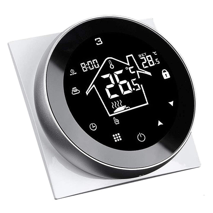 KETOTEK Thermostat Fussbodenheizung Wasser WiFi 3A Unterputz, Programmierbar Raumthermostat Fussbode