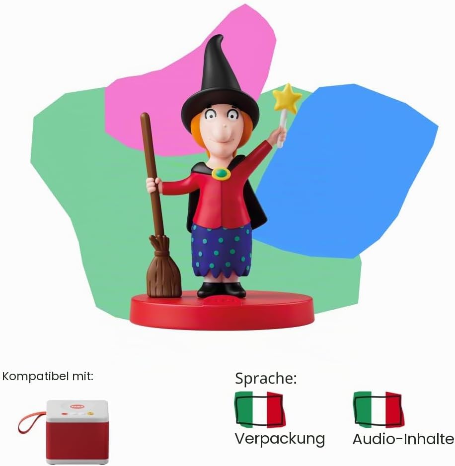 Klangfigur FABA – Hexe Rossella – Geschichten und Klangmärchen – Spielzeug, pädagogischer Inhalt, it