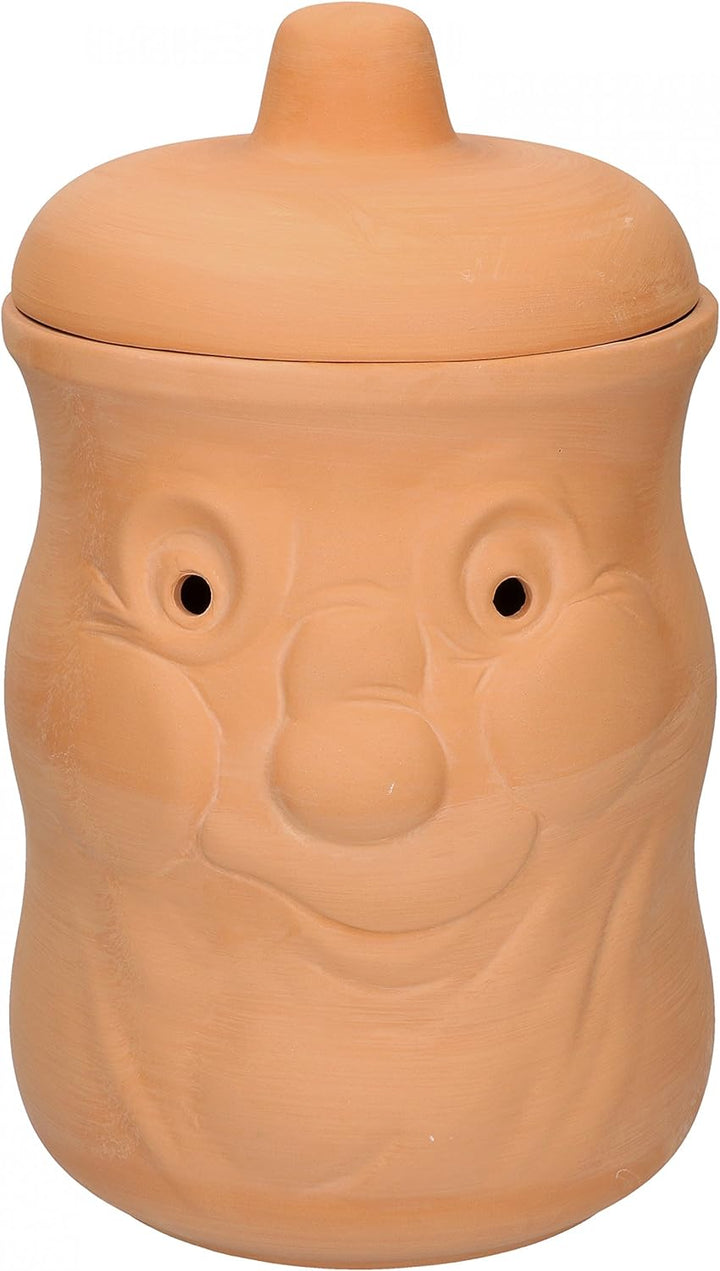 MamboCat Kartoffeltopf Terracotta Kartoffel-Behälter für ca 1500g Kartoffeln I Lustige Kartoffel-Auf