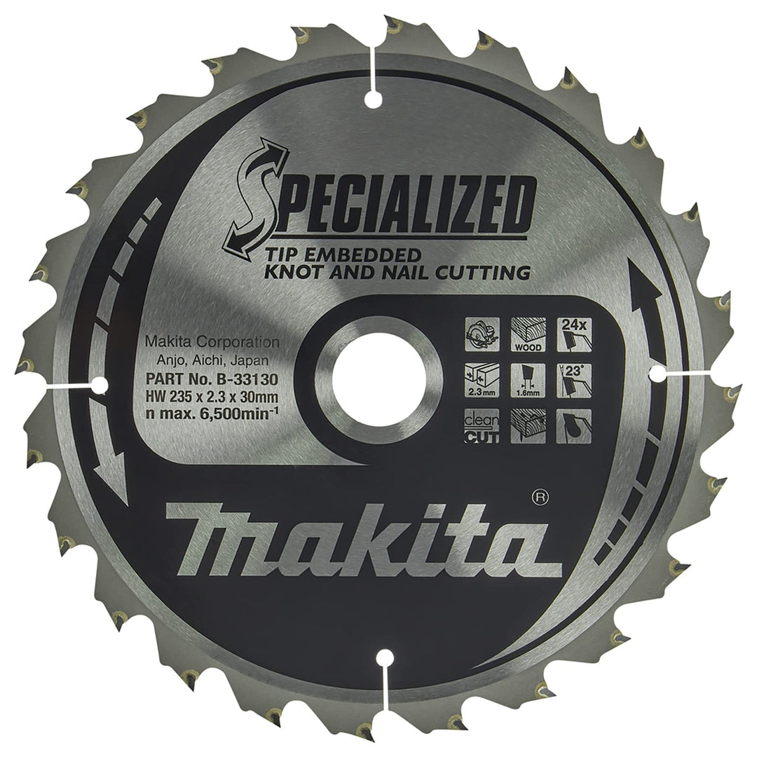Makita Specialized Saegeblatt, 235 x 30 mm, 24Z, B-33130