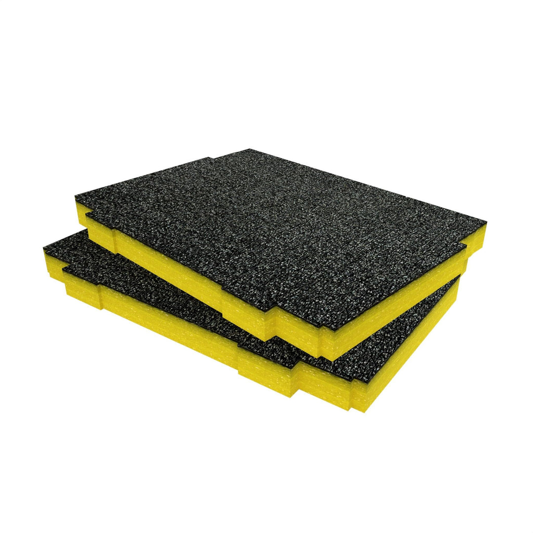 Shadow Foam Makpac Einsatz [Doppelpack] Anpassbarer Schaumstoff für Makita Makpac Modular Systeme |
