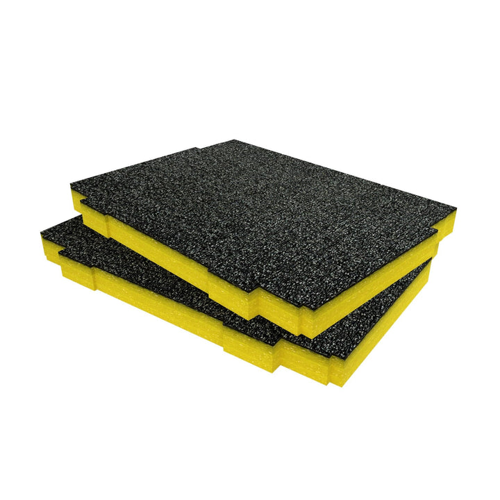 Shadow Foam Makpac Einsatz [Doppelpack] Anpassbarer Schaumstoff für Makita Makpac Modular Systeme |