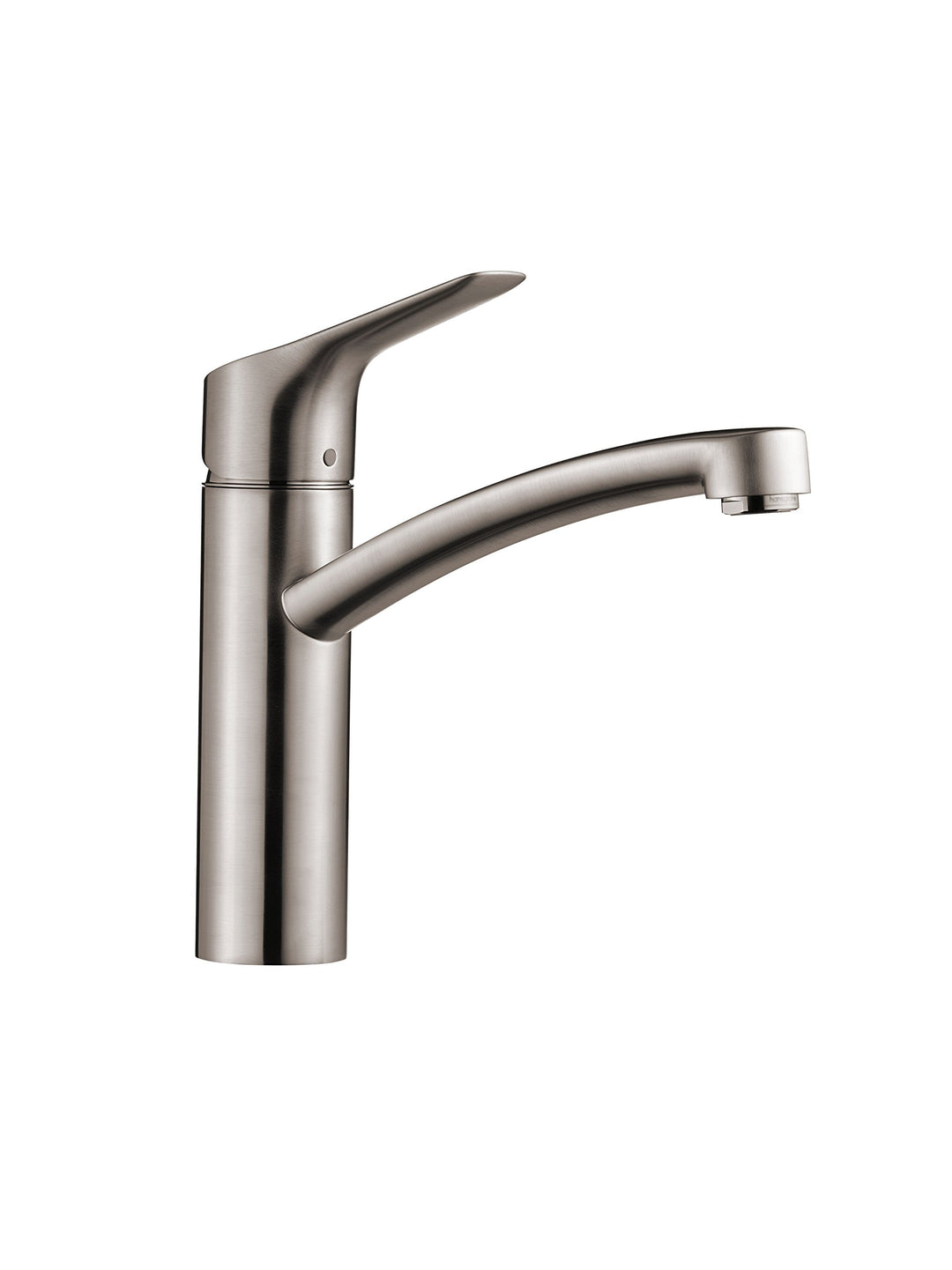 hansgrohe 13861000 MySport Küchenarmatur mit schwenkbarem Auslauf 360°, grau, 13861800 Gebürsteter S