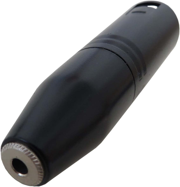 keepdrum ADP08 Adapter XLR zu Miniklinke 3,5mm Converter für Videomikrofone Single, Single
