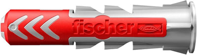 fischer RED-BOX DUOPOWER + Schrauben, Sortimentbox & Steinbohrer Set, 5-12 mm Durchmesser, Aufsätze