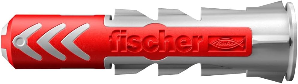 fischer 548864 Set Dübel und Schrauben, rot DuoPower Dübel + DuoTec Dübel + DuoBlade Dübel + Schraub