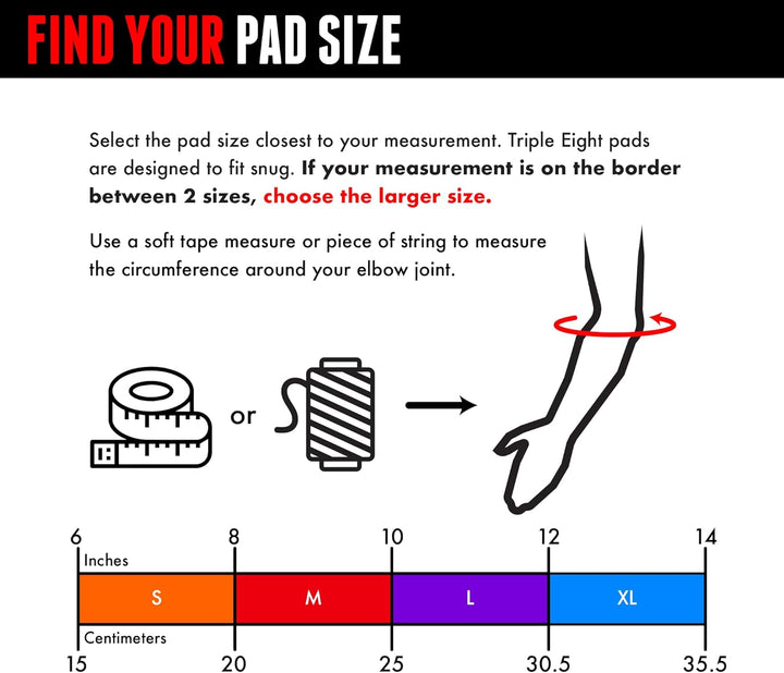 Triple Eight Unisex – Erwachsene Covert Ellenbogenschoner L Mehrfarbig, L Mehrfarbig