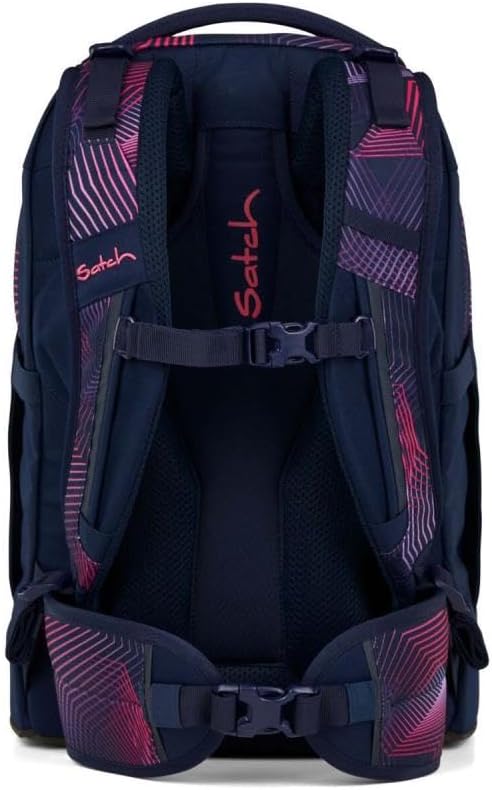 Satch Pack Pencil Slider Edition Schulrucksack Set 3tlg. inkl. Sporttasche (Seismic Pink), Seismic P