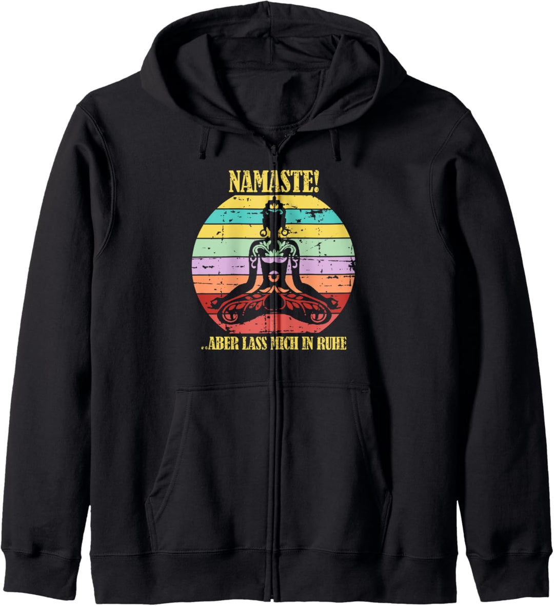 Namaste! Aber lass mich in Ruhe Buddah Zen Meditation Yoga Kapuzenjacke