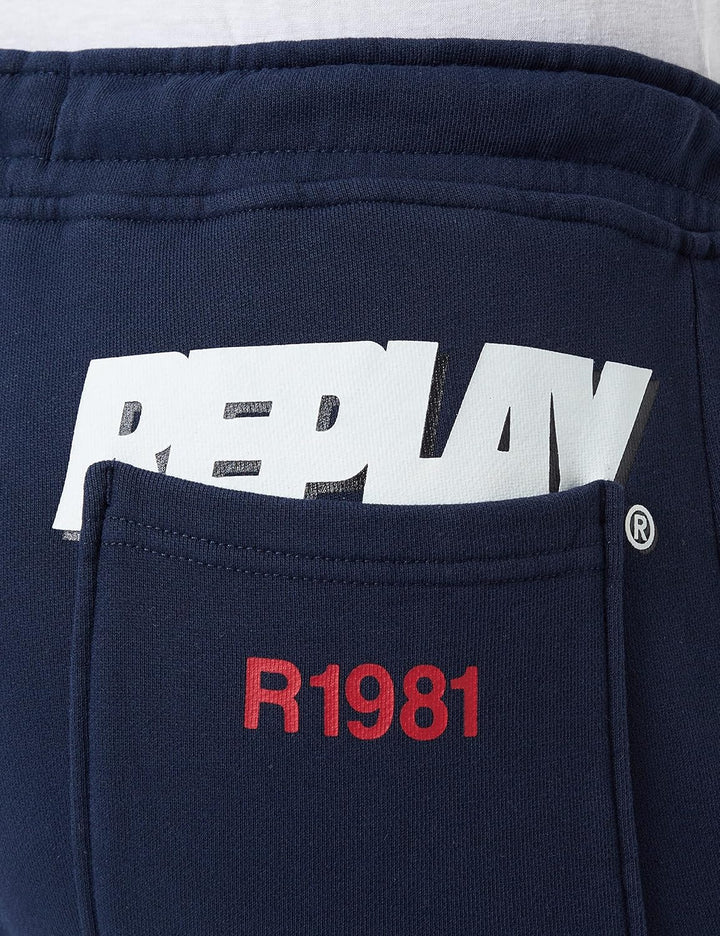 Replay Herren Lässige Hose M 085 Blue..., M 085 Blue...