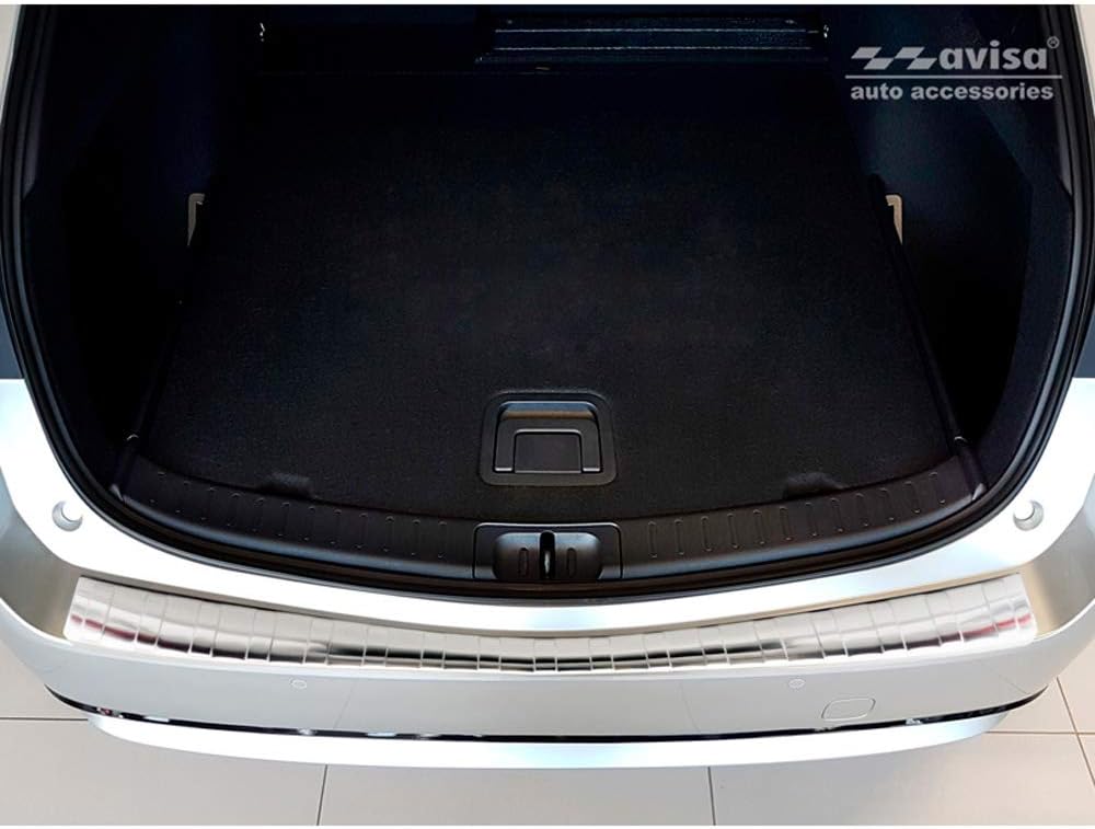 Edelstahl Heckstossstangenschutz kompatibel mit Toyota Corolla XII Combi 2019- & Suzuki Swace Combi