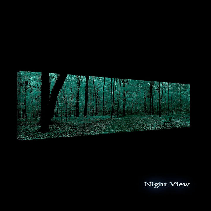 Startonight Bilder Herbst Panorama, Leinwandbilder Moderne Kunst, Landschaft Wanddeko Kunstdrucke, W