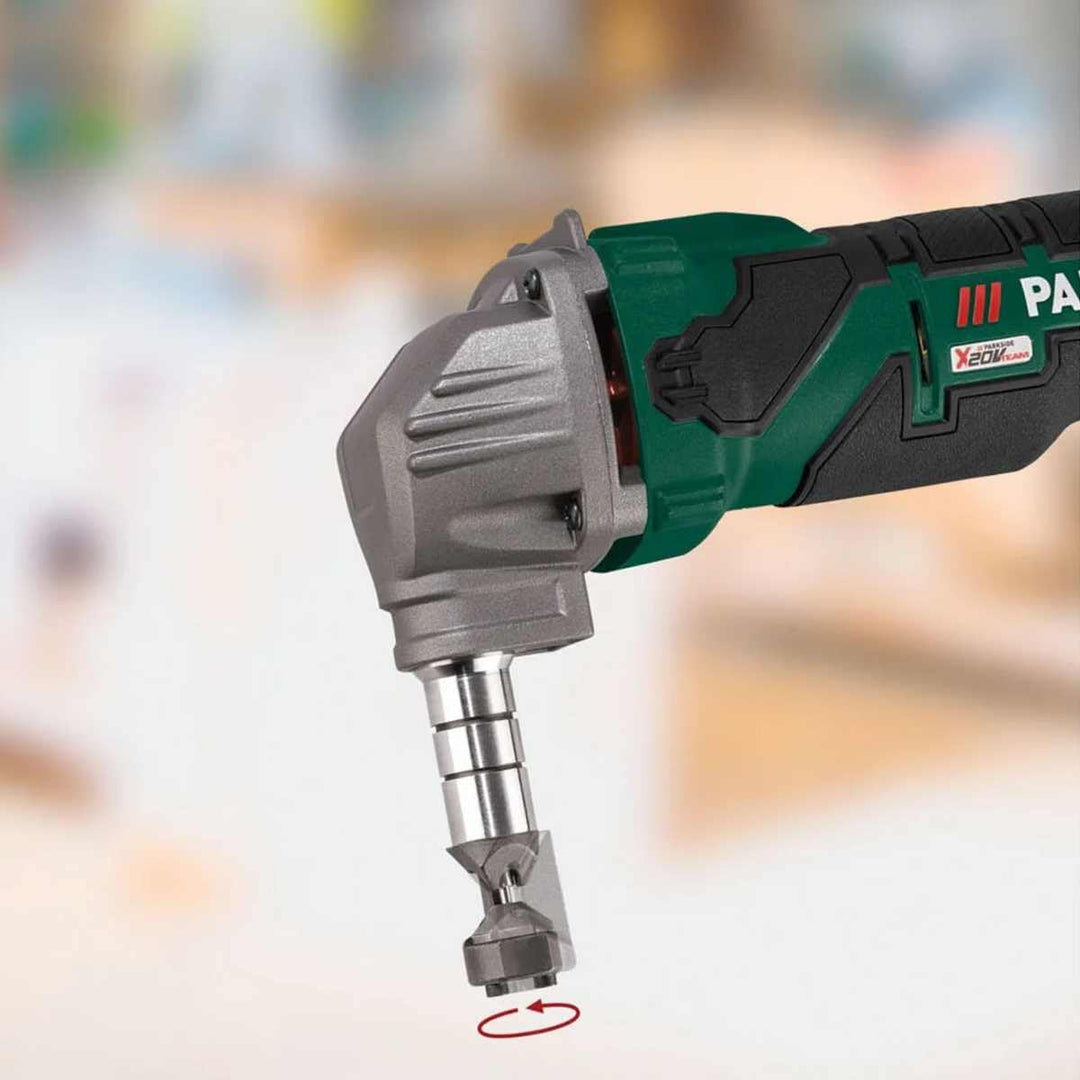 PARKSIDE® 20V Akku Knabber PMKA 20-Li - INKL. Akku (2Ah) und Ladegerät (2,4A) sowie Wandhalterung