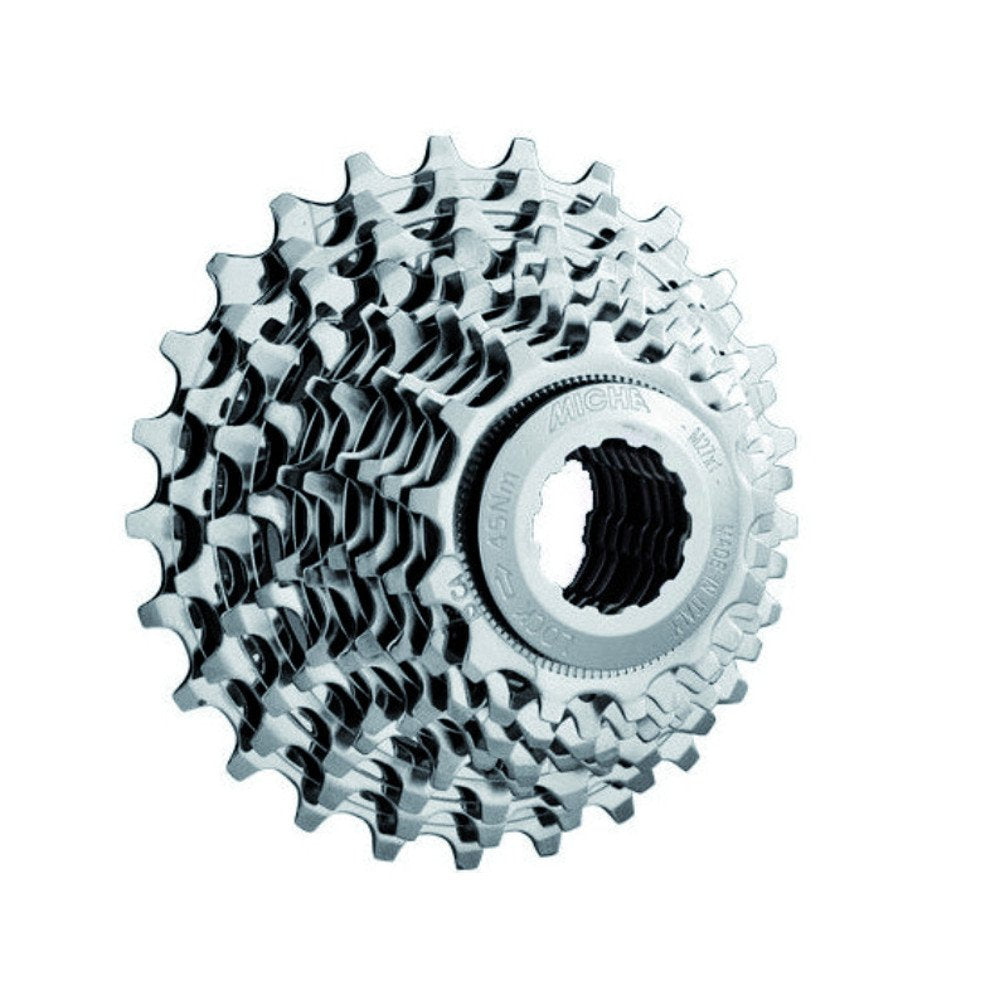 Miche Primato // 10-Fach Campagnolo Kassette (13-28 Zähne) Silber, Silber