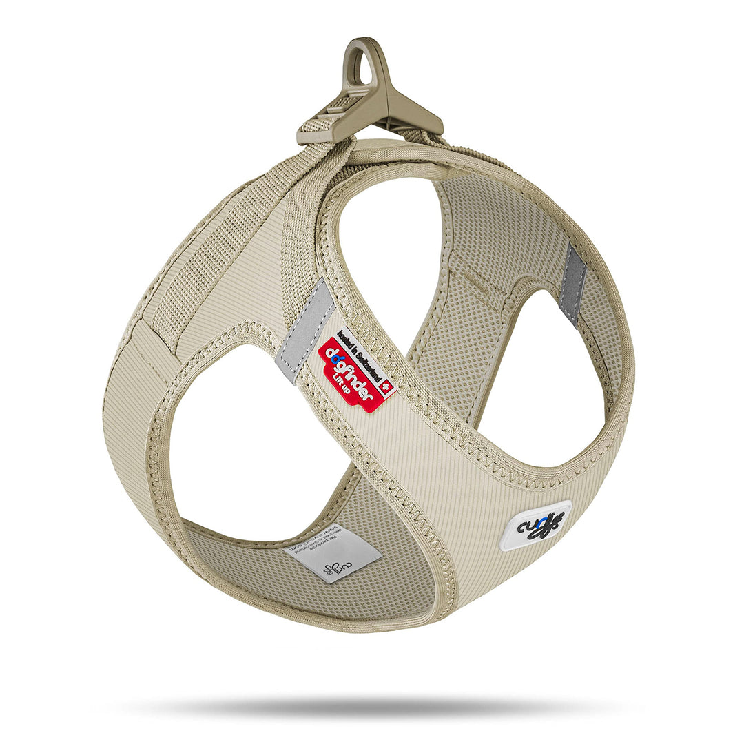 Vest Harness curli Clasp Cord Tan 3XS 3XS Tan, 3XS Tan