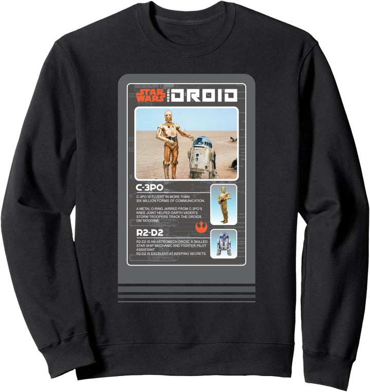 Star Wars R2-D2 and C-3PO Droid Sweatshirt