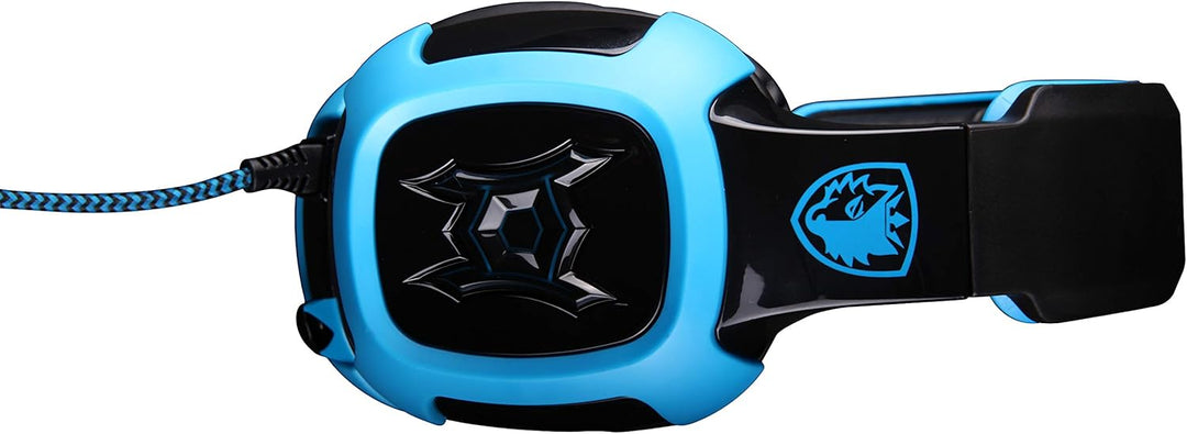 Sades In-Ear-Gaming-Kopfhörer schwarz schwarz/blau SA-906, SA-906
