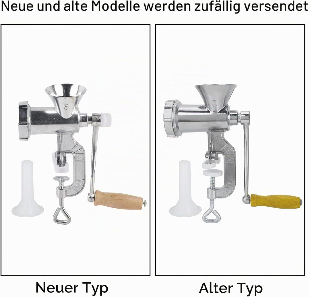 Fleischwolf Manuelle Aluminium, Haushalts fleischwölfe Maschinen Wurst Fleischwolf Pfeffer Gewürz Sc