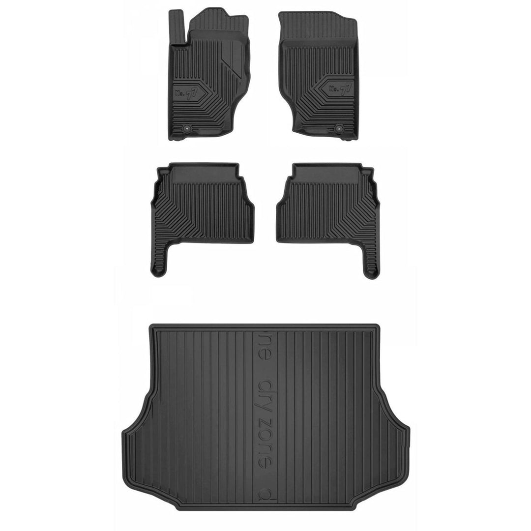 Satz Fussmatten und Gummimatte für KIA Sorento I 2002-2009
