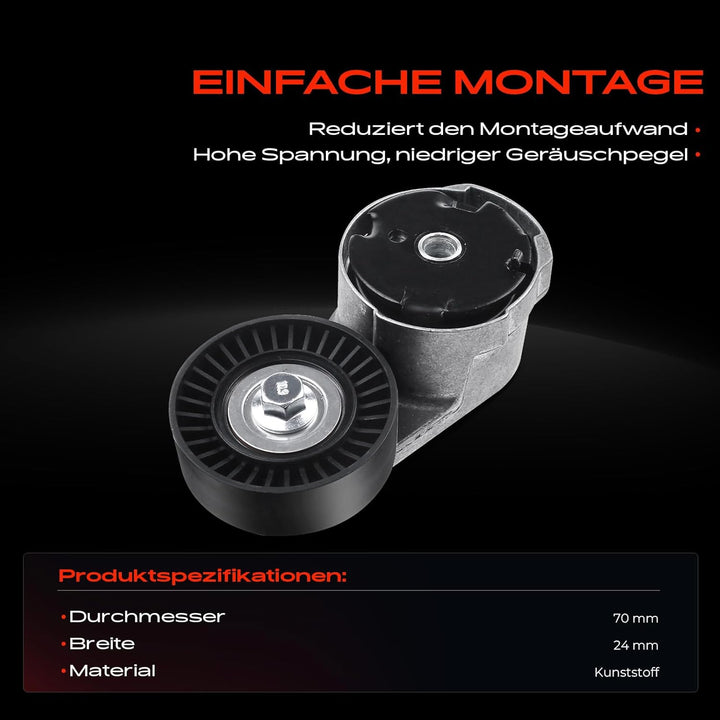 Frankberg Spannrolle Riemenspanner Kompatibel für Charger Journey 300 C WK2 3.6L 2010-2020 05184617A