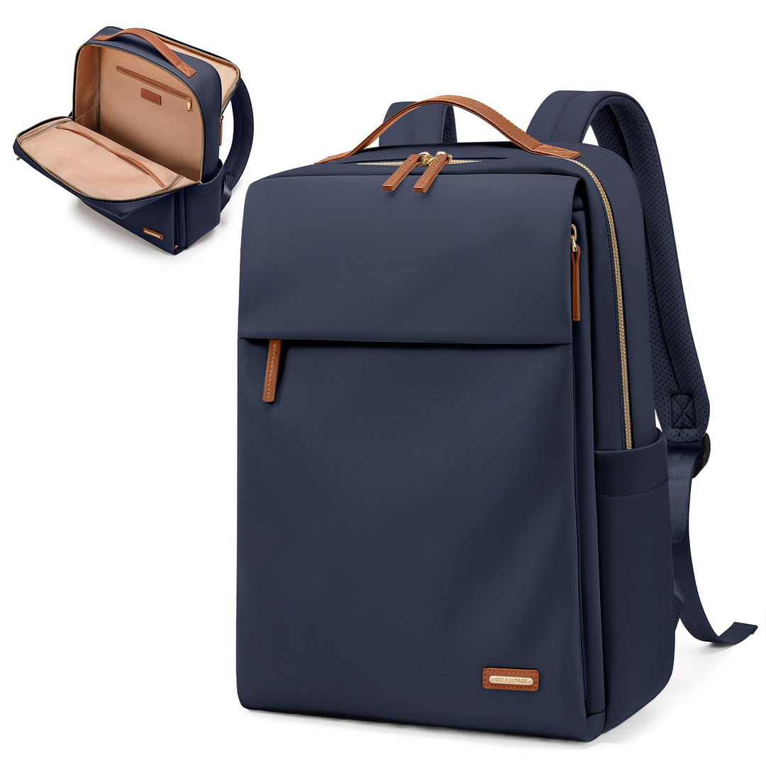 Rucksack Damen Laptop Reise Schulrucksack 15.6 Zoll mit Laptopfach, Wasserdicht Multifunktionaler Lä