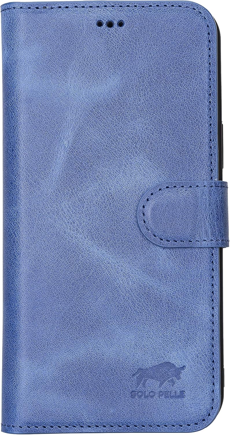 Solo Pelle Lederhülle kompatibel für iPhone 12 Pro Max in 6.7 Zoll abnehmbare Hülle (2in1) inkl. Kar