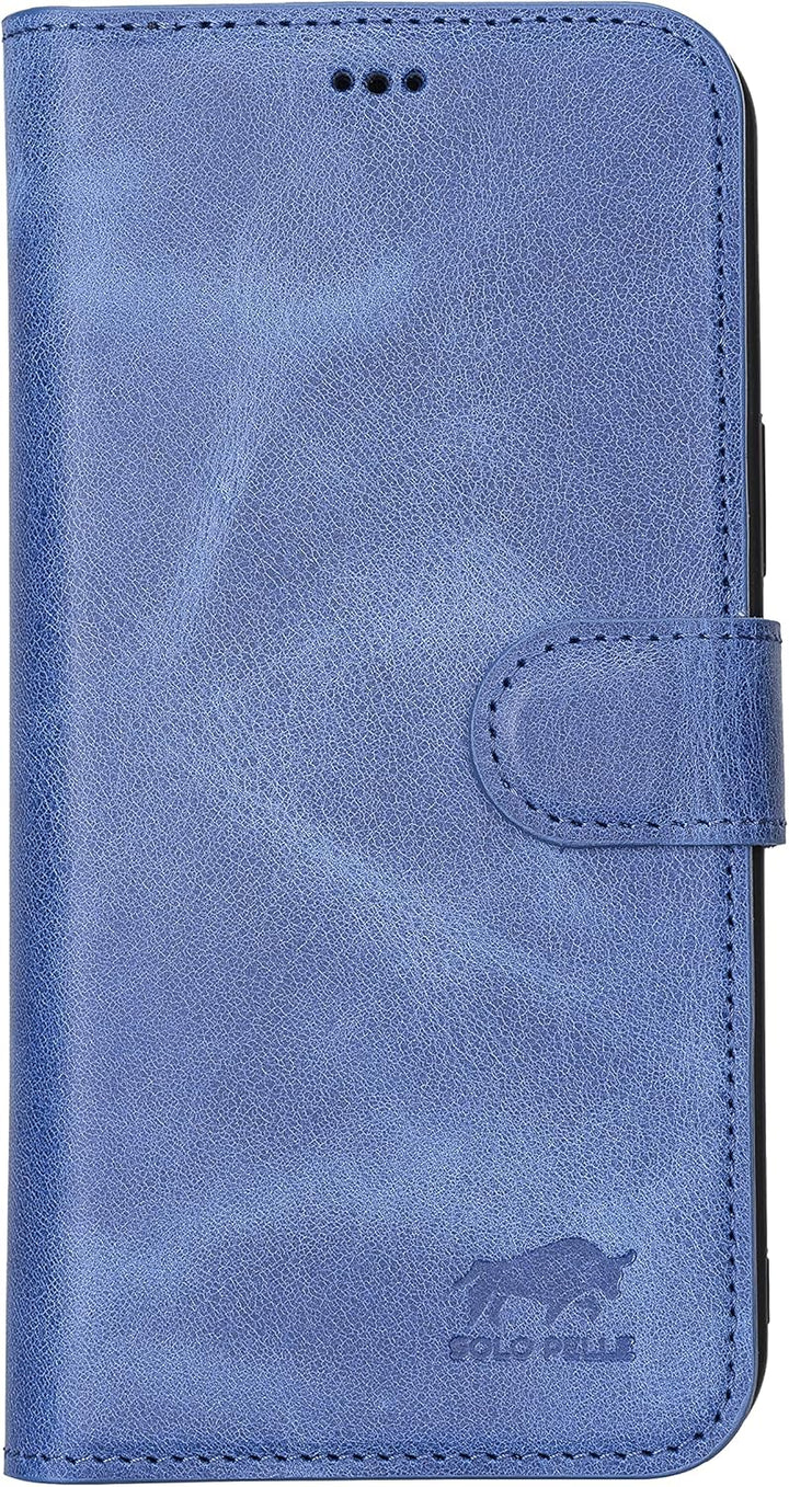 Solo Pelle Lederhülle kompatibel für iPhone 12 Pro Max in 6.7 Zoll abnehmbare Hülle (2in1) inkl. Kar
