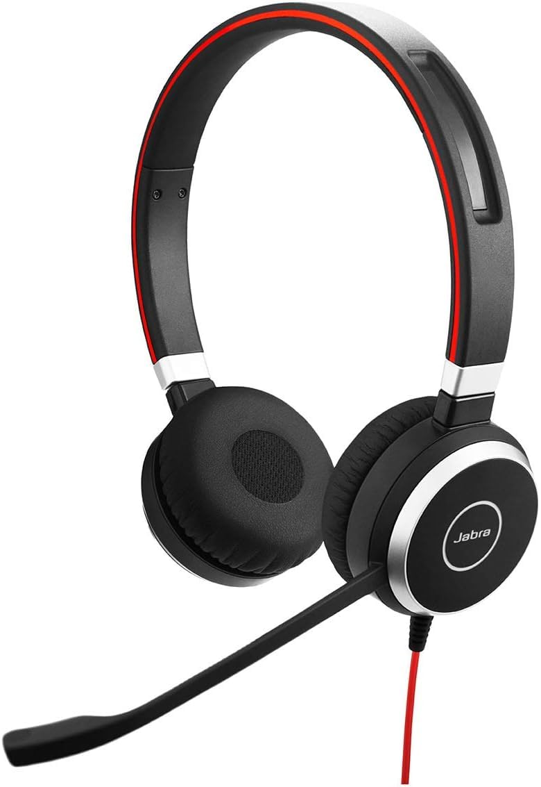 Jabra Evolve 40 Headset für PC, Laptop, Handy, Smartphone, Softphone und Tablet