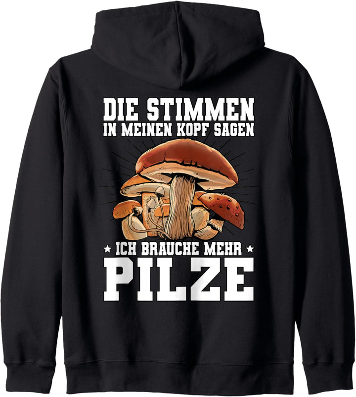 Pilzsammler Pilz Sucher Kapuzenjacke