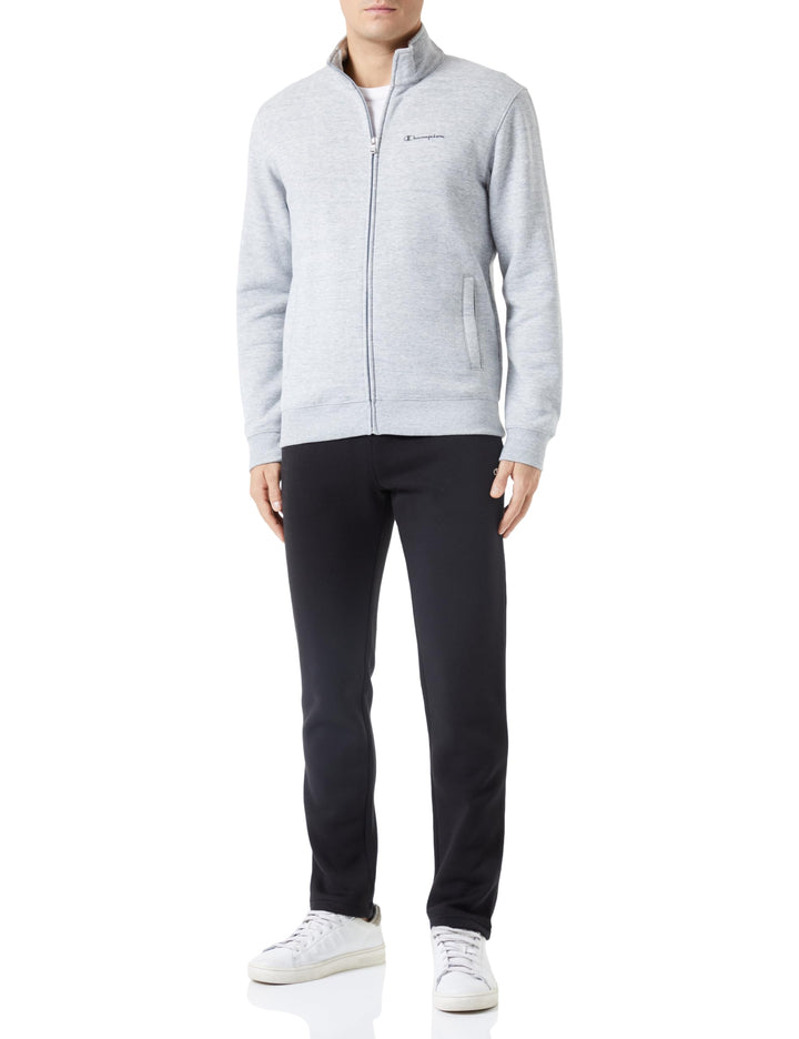 Champion Herren Legacy Tracksuits Color Block Trainingsanzug S Grigio Melange/Nero, S Grigio Melange
