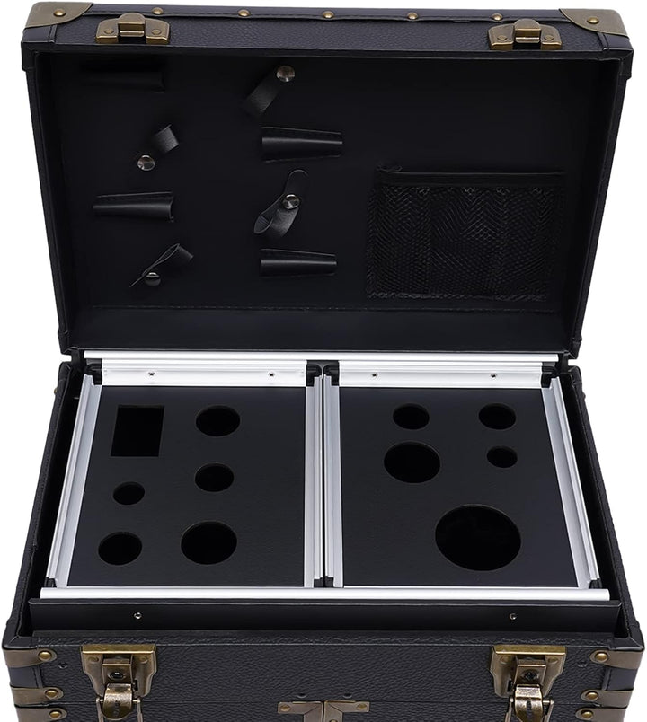 Kosmetikkoffer Trolley, Gross Make Up Koffer Mit Passwortsperre, 39 * 26 * 82cm Profi Friseurkoffer,