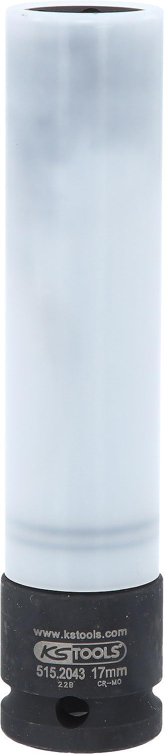 KS Tools 515.2043 1/2" Spezial-Alu-Felgen Kraft-Stecknuss, XL, 17mm