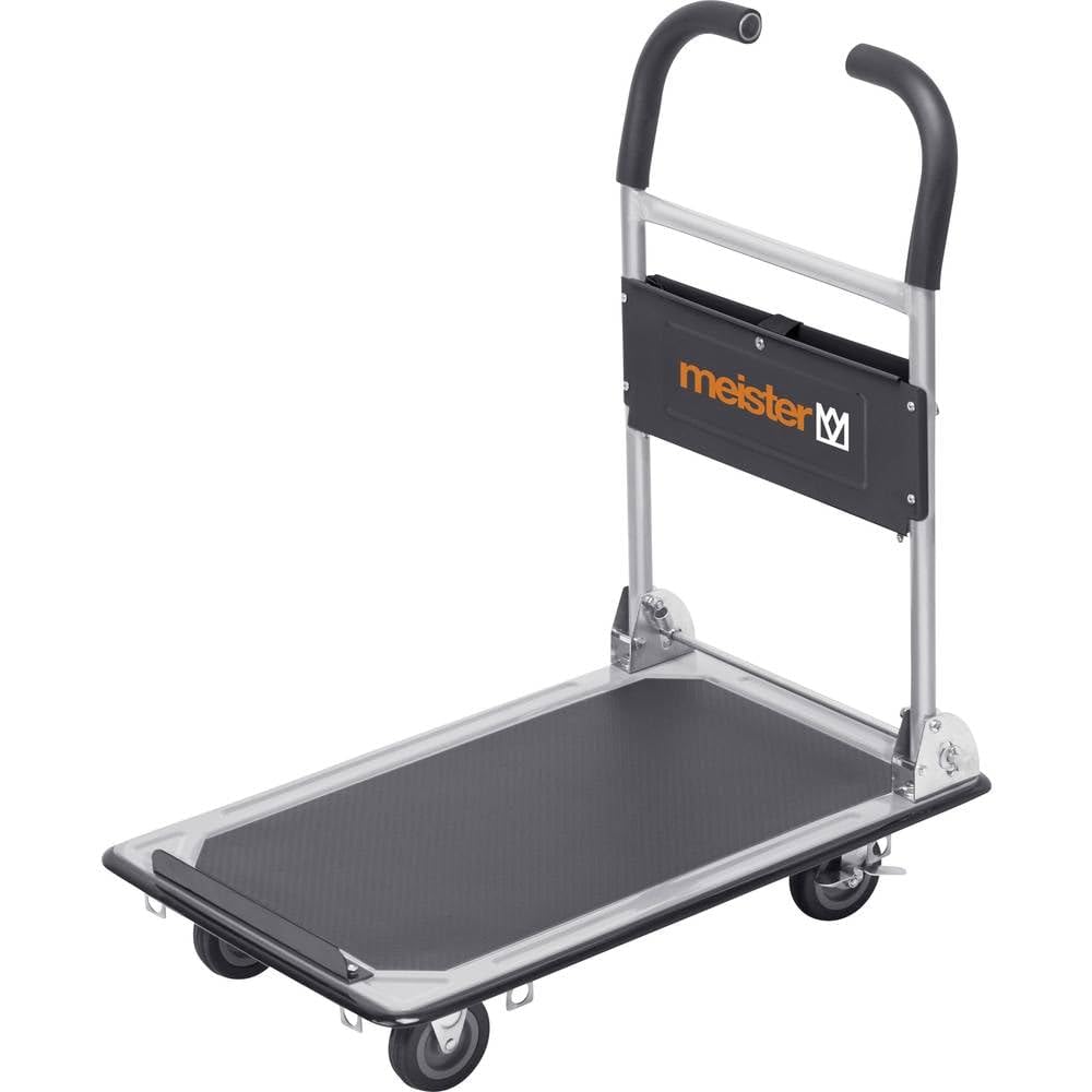 Meister Plattformwagen "cut-off" - Klappbar - Bis 150 kg Tragkraft - Feststellbremse / Transporthilf