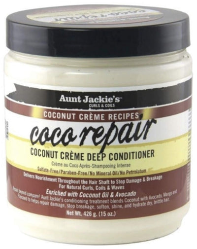 Aunt Jackies Kokosnussbuttercreme 213 g, Coco Repair 426 g & Coco Wash 355 ml