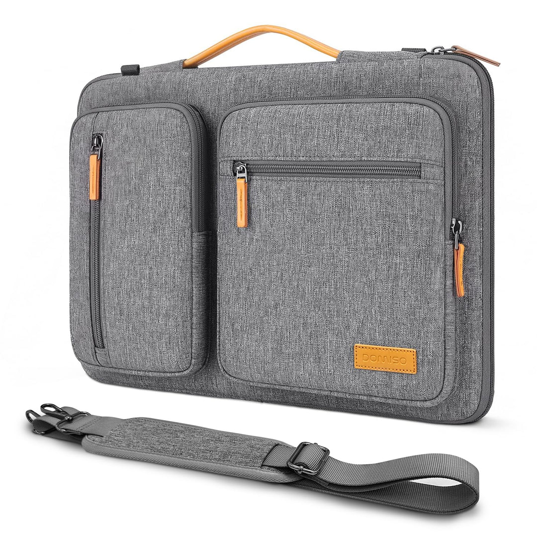DOMISO 17,3 zoll Laptop Tasche Herren Laptoptasche Business Laptop-taschen Laptophülle Notebooktasch