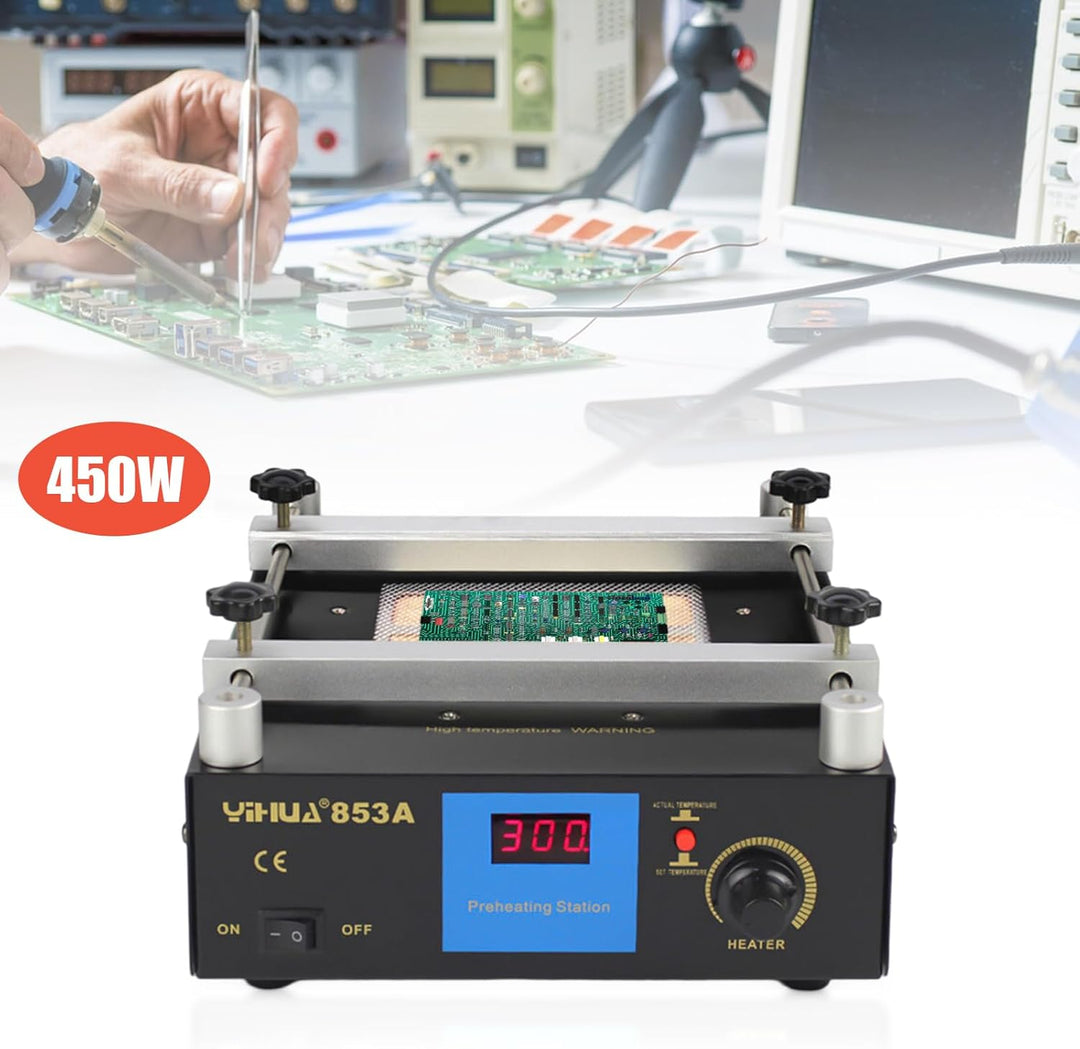 853A Preheating Station Platinen VorwäRmen LöTstation PCD Preheater BGA SMD Infrarot Rework Elektron