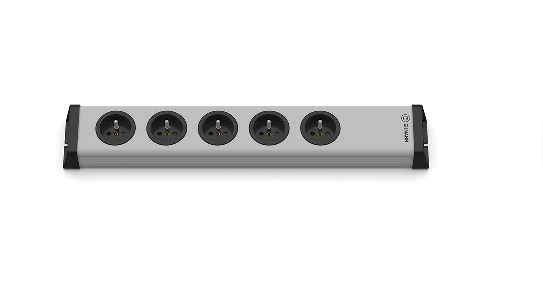 Ehmann Universal Steckdosenleiste 5-Fach anschliessbar für einzelne Stromleitungen 0200x02052300