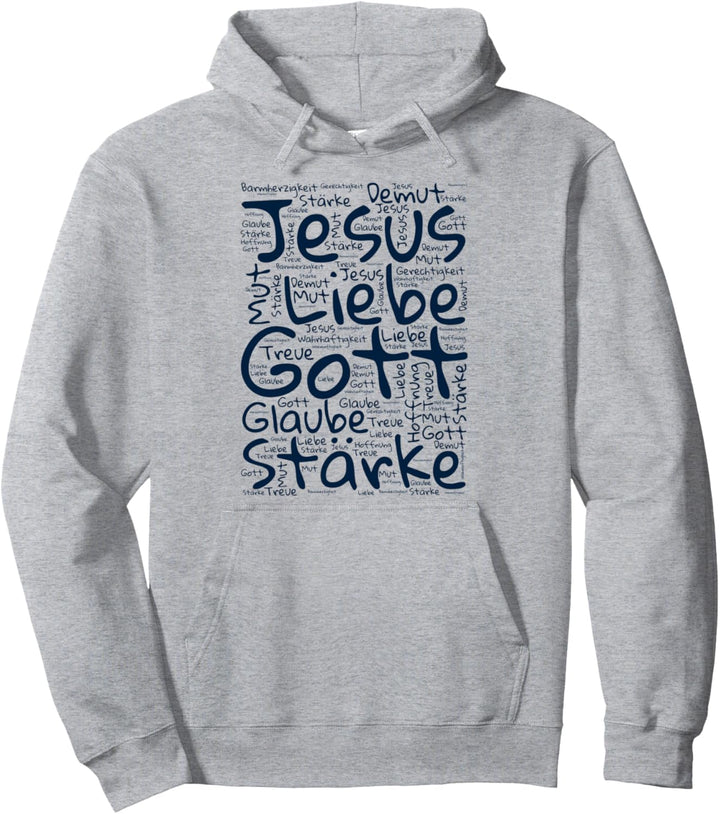 Kirche & Christlicher Glaube An Jesus, Worte Für Christen Pullover Hoodie
