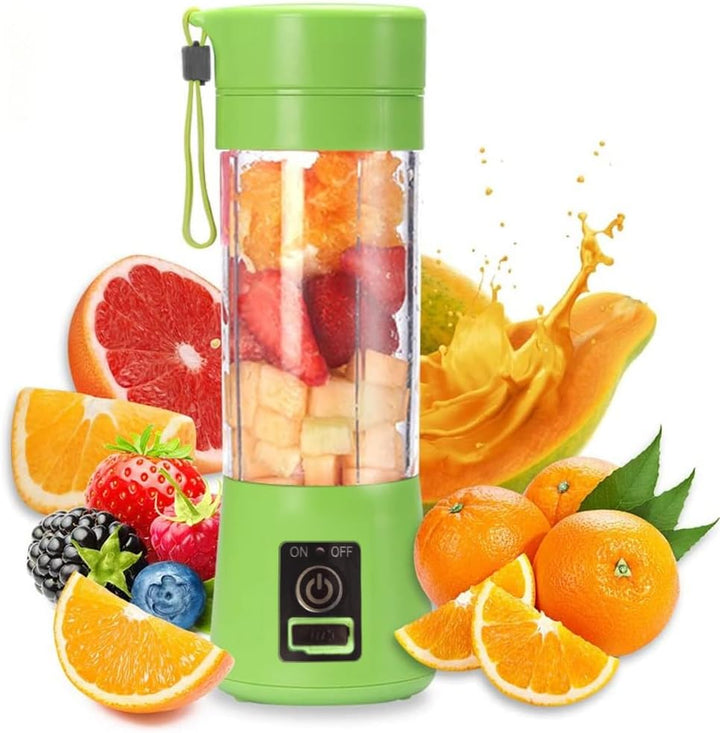 Ailgely Tragbarer Persönlicher Mixer Smoothie Maker, Mini Mixer für Smoothies und Shakes mit 6 Edels