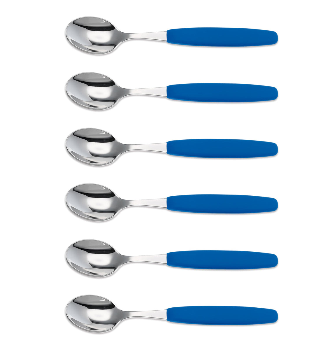 6er Set Giesser Messer Besteck Teelöffel Kaffeelöffel Löffel klein Rostfreier Stahl, Ergonomischer G