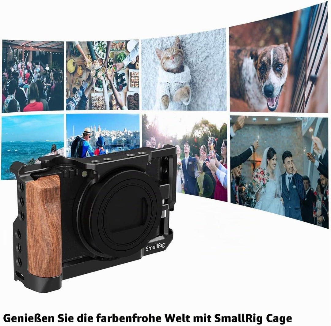 SMALLRIG Cage Käfig für Sony RX100 VII und RX100 VI Kamera - CCS2434