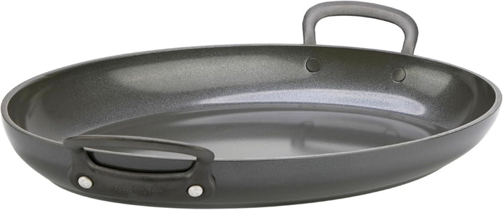 GreenPan Craft Hartanodisierte gesunde keramische Antihaft-Fischpfanne, 40 cm x 25 cm, PFAS-frei, in
