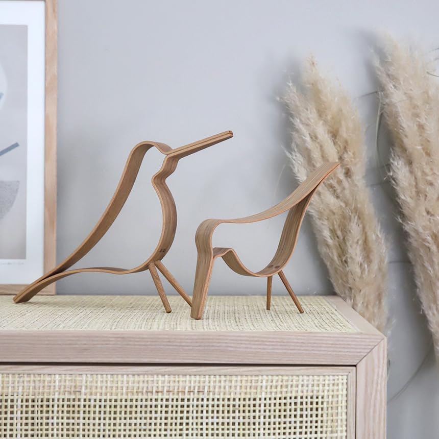 Cooee Design Skulptur Dekoobjekt, Black Stained Oak, 31cm