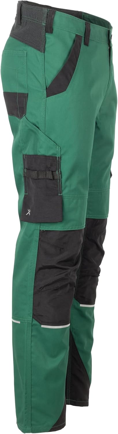 Planam Herren Cargo Norit Herren Bundhose 24 Grün/Schwarz, 24 Grün/Schwarz