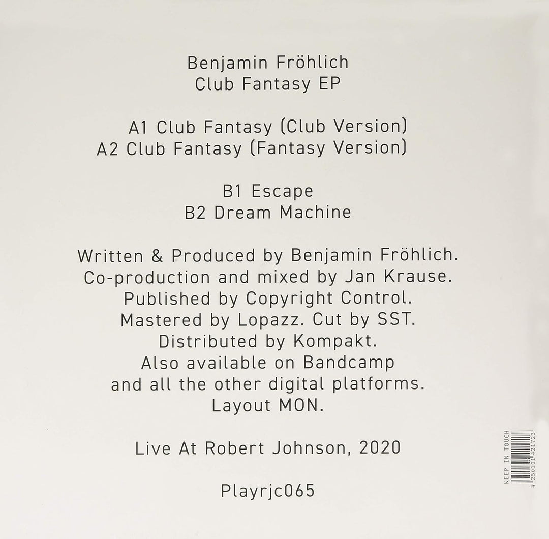Club Fantasy Ep, Vinyl