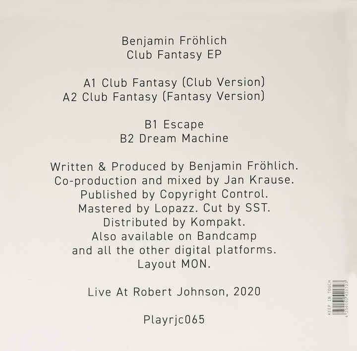 Club Fantasy Ep, Vinyl