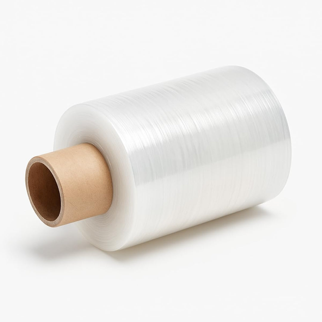 verpacking Mini-Stretchfolie 23 my stark 100 mm x 150 m reissfest, dehnbar & zuverlässig Handstretch