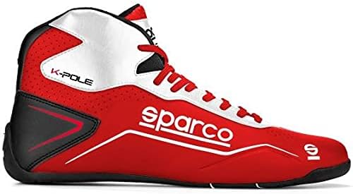 Sparco Unisex SparcoKartschuhe K-Pole 2020 Grösse 44 Bl 46 EU Rot Ausflug Einfarbig Getaway Solids,