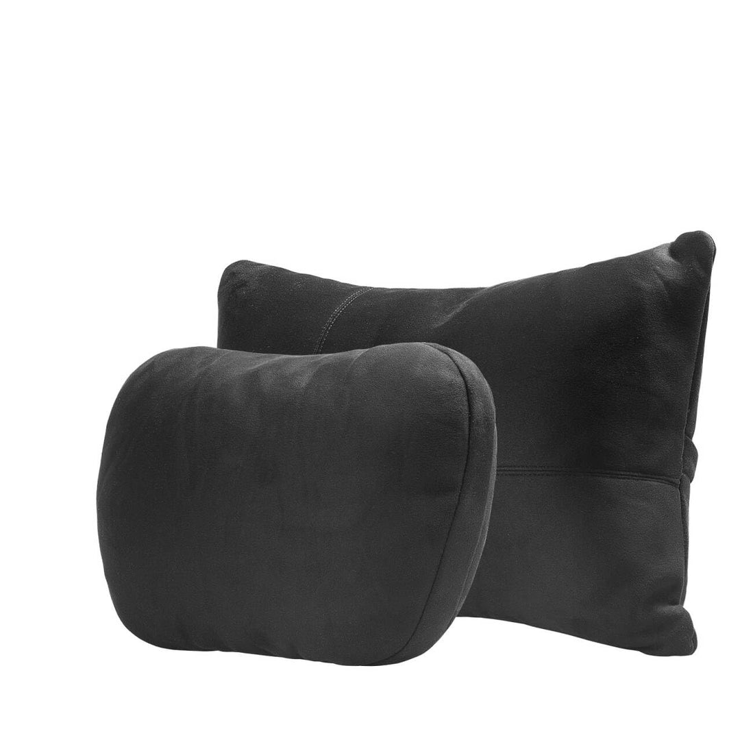 Kwak's Set de Almohada para Reposacabezas y Soporte Lumbar – Almohada Cervical Con Ajuste de Altura