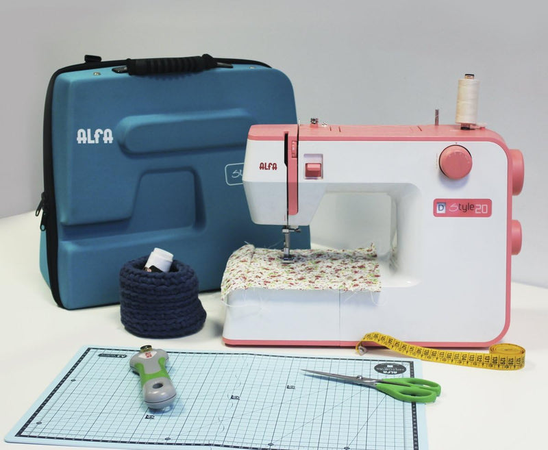 Maquina Coser Alfa Style20 Rosa